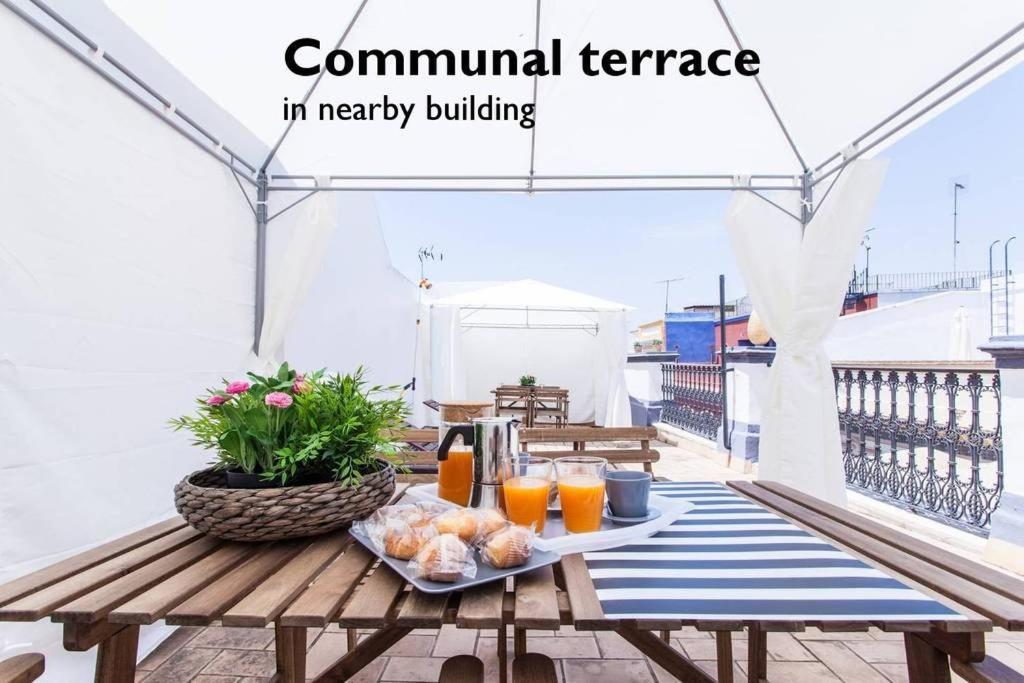 Hostly Rivero 2B Center-Fibre-Communal Terrace-Parking Optional-Cless Sevilha Exterior foto