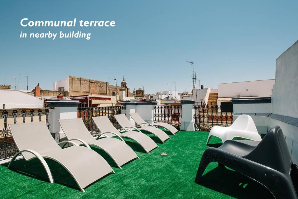 Hostly Rivero 2B Center-Fibre-Communal Terrace-Parking Optional-Cless Sevilha Exterior foto